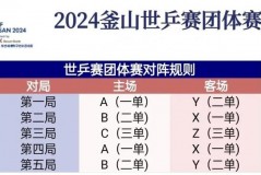 乒乓球团体赛决赛出场顺序 - 实时动态分类下的文章配图