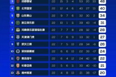 中超积分榜最新积分 - 赛事资讯分类下的文章配图