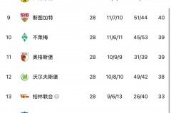 2021年德甲赛程表 - 全球赛事分类下的文章配图