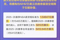 湖人2021薪资空间 - 球队对阵分类下的文章配图