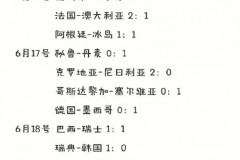 2010世界杯冠军比分表格 - 实时动态分类下的文章配图