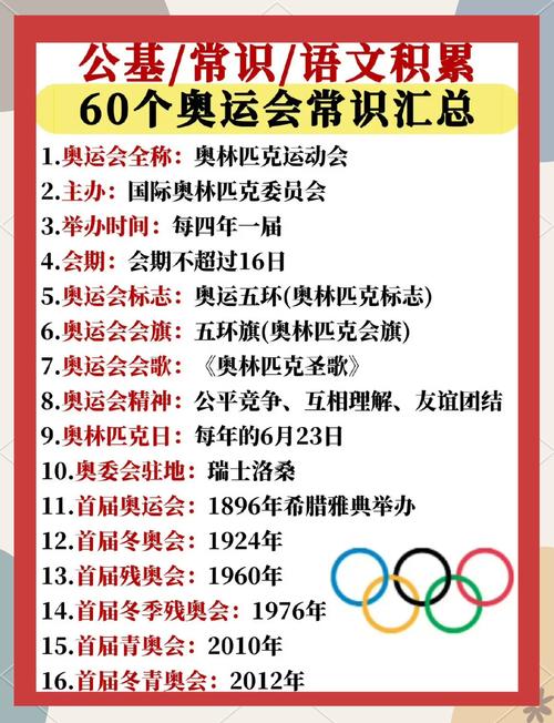 奥运会和冬奥会有何区别