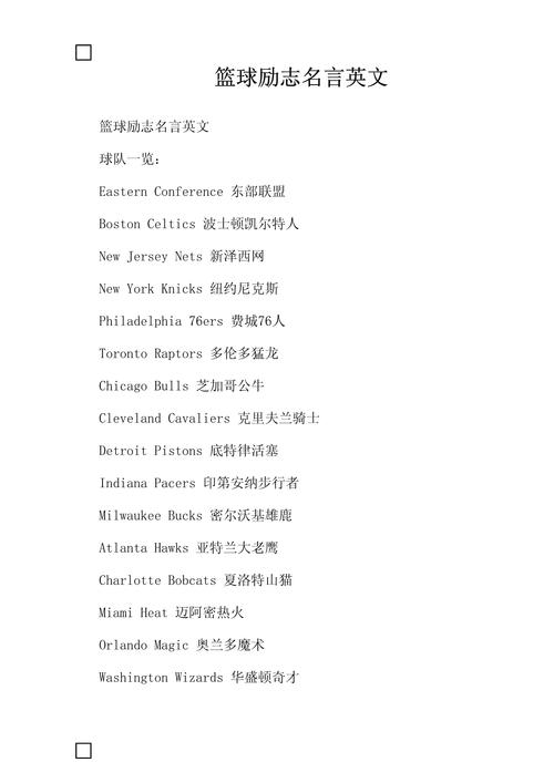 篮球明星英文缩写