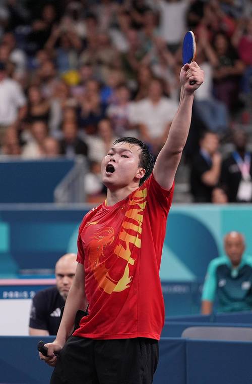 第一个蝉联奥运会乒乓球的是