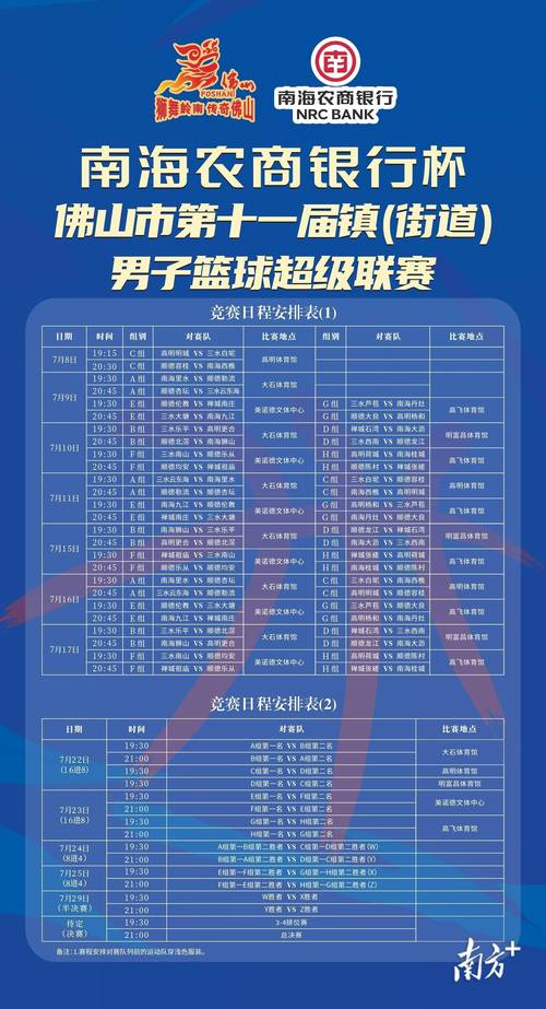 cba男子篮球赛赛程