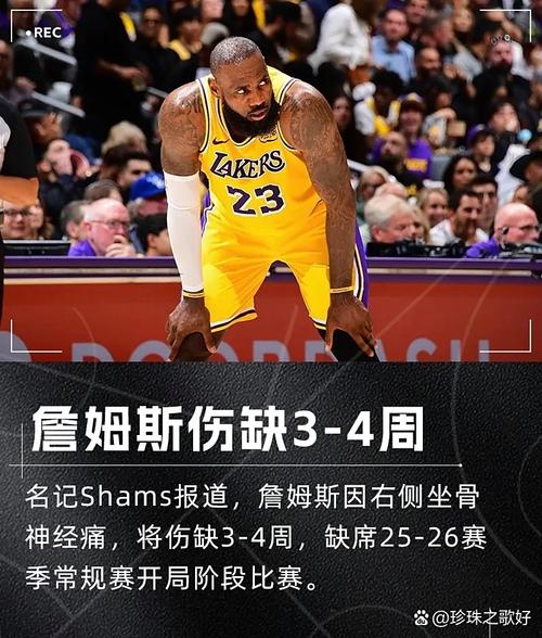 詹姆斯将缺席多场关键战